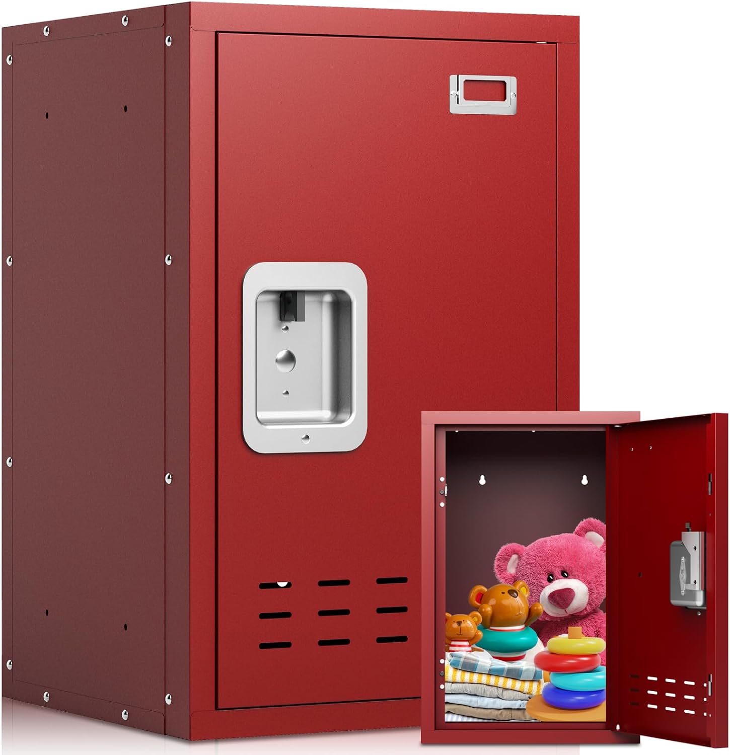 KaerWorld 24-Inch High Kids Storage Locker for Bedroom School and Playroom