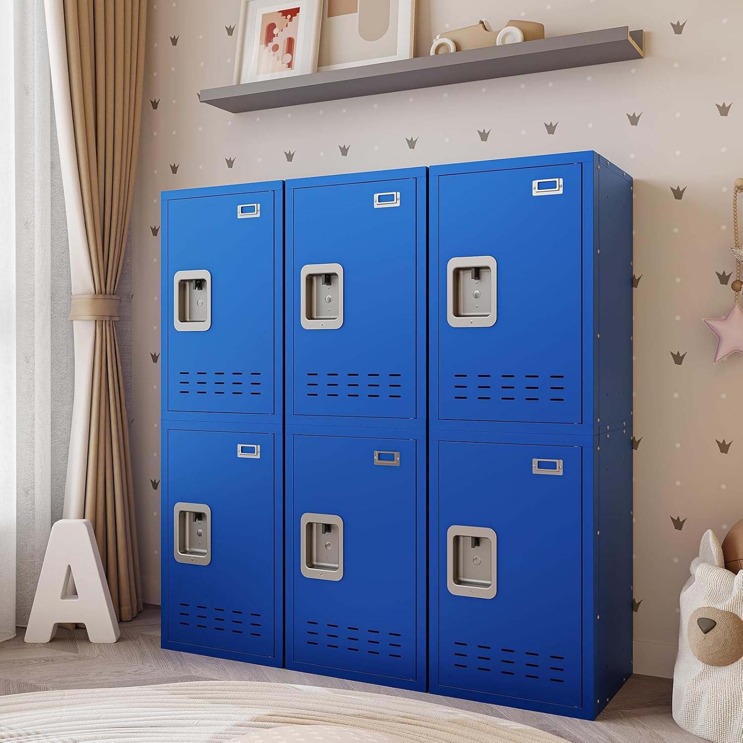 KaerWorld 24-Inch High Kids Storage Locker for Bedroom School and Playroom