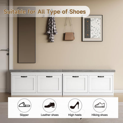 Kaer 2-Drawer Shoe Cabinet Vertical/Horizontal