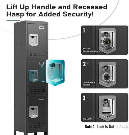 Kaer 1-5 Door Metal Locker