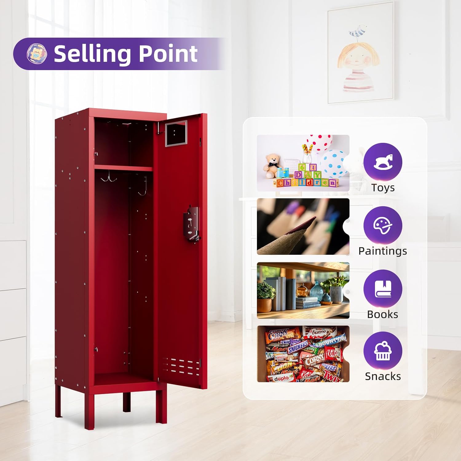 Kaer 1-5 Door Metal Locker
