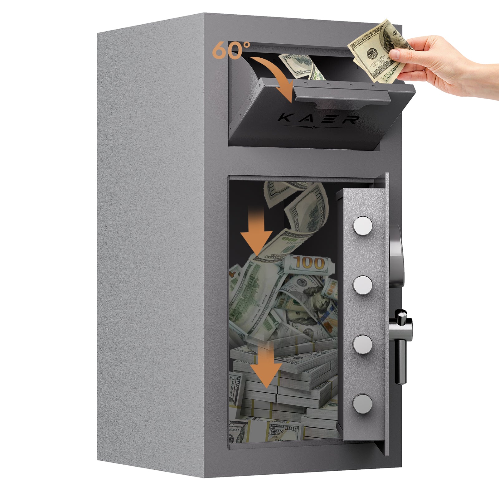 KAER 3.1 CuFt Drop Safe With Double Door