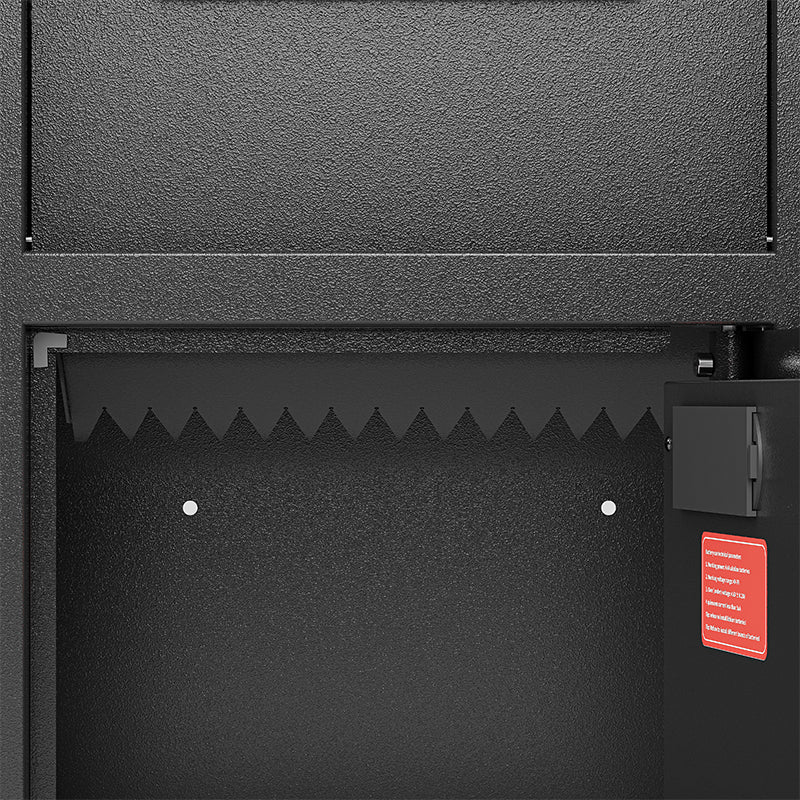 KaerWorld 1.8 Cub Depository Drop Safe - Fireproof Front Drop Slot Lock Box with Digital Combination & Anti-Fishing for Office, Home & Business  450