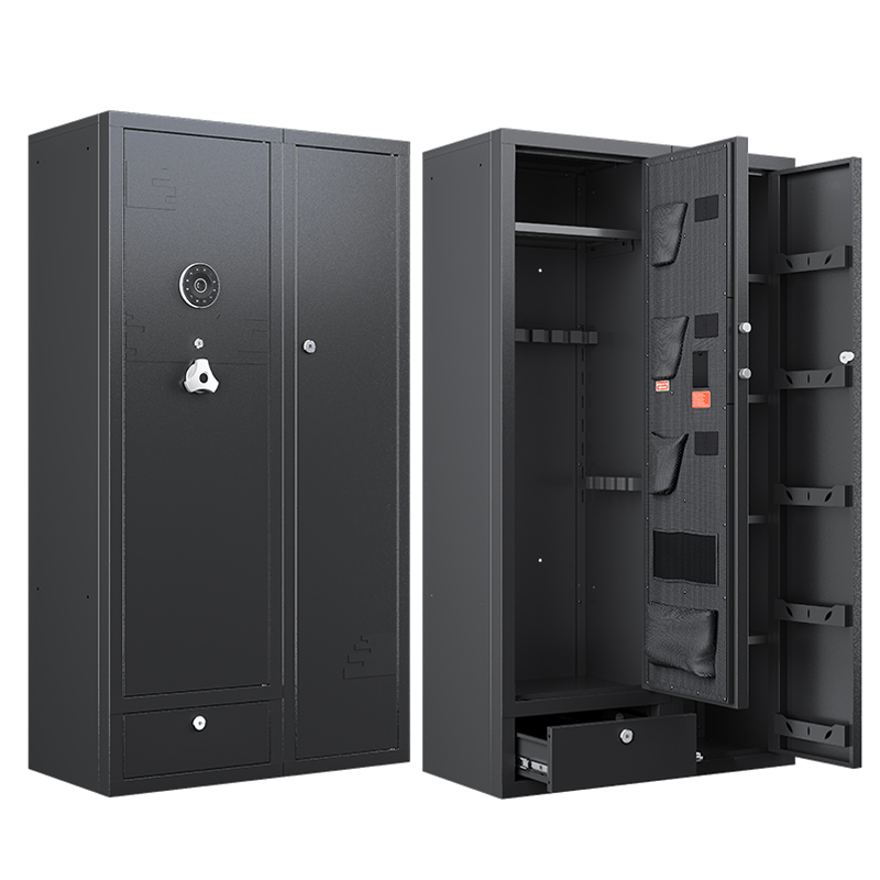 💖KaerWorld 15-20 Gun Safe - Large Gun Safe for Home, Rifles, Pistols, and Shotguns with Quick Access, Drawer, and Removable Shelf