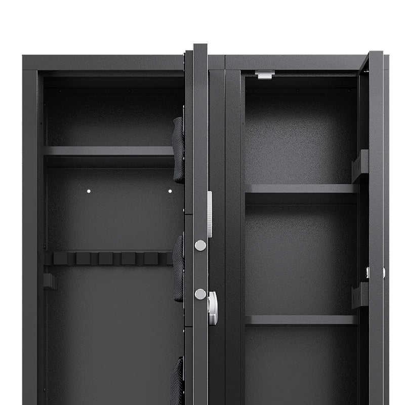 💖KaerWorld 15-20 Gun Safe - Large Gun Safe for Home, Rifles, Pistols, and Shotguns with Quick Access, Drawer, and Removable Shelf