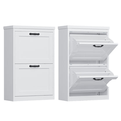 Kaer 2-Drawer Shoe Cabinet Vertical/Horizontal