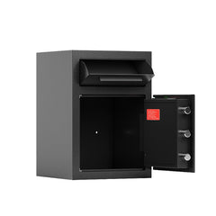 KaerWorld 2.6 Cub Depository Drop Safe - Fireproof Lock Box with Digital Combination, Anti-Fishing & Silent Deposit for Business & Home Use