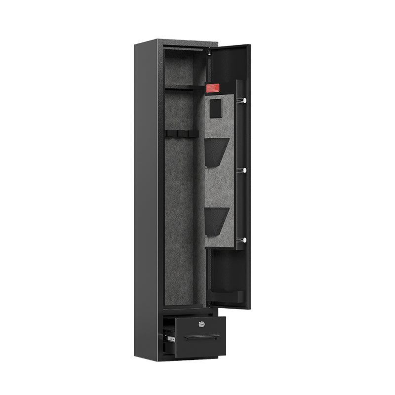 KaerWorld 4~8 Gun Safe,Gun Safes & Cabinets,Gun Safes for Home Rifle and Pistols,Rifle Gun Safe With Drawer,Gun Cabinet for Rifles,Shotguns With Scopesand Shotguns,Gun Safe With Removable Shelf and Gun Rack (3~8 Gun Safe - Digital)