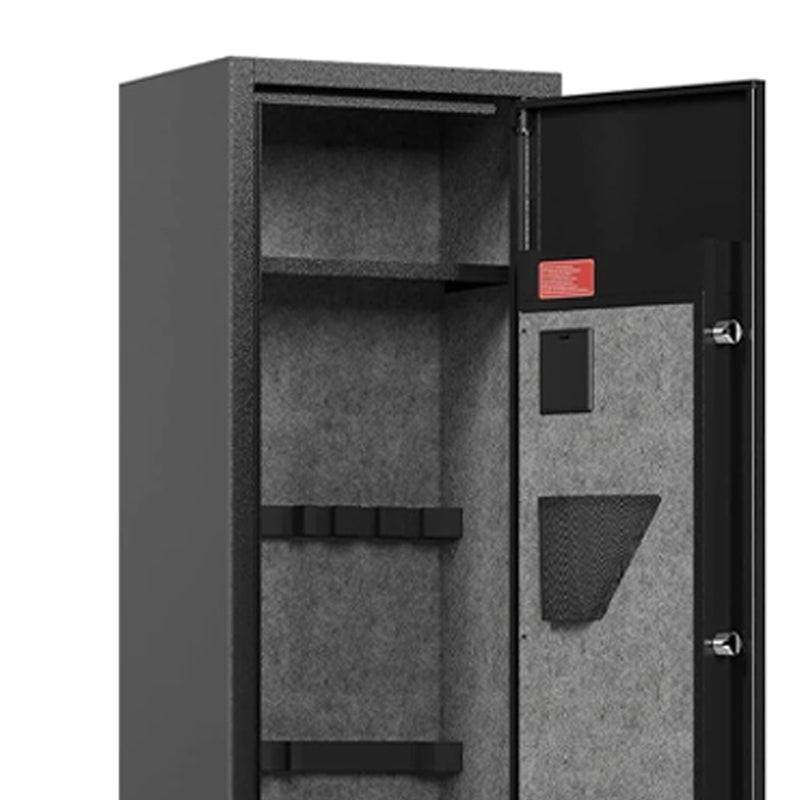 KaerWorld 4~8 Gun Safe,Gun Safes & Cabinets,Gun Safes for Home Rifle and Pistols,Rifle Gun Safe With Drawer,Gun Cabinet for Rifles,Shotguns With Scopesand Shotguns,Gun Safe With Removable Shelf and Gun Rack (3~8 Gun Safe - Digital)