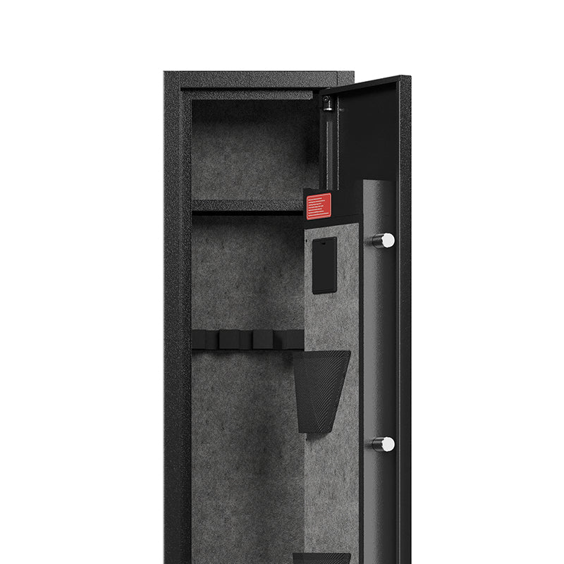 KaerWorld 4~8 Gun Safe,Gun Safes & Cabinets,Gun Safes for Home Rifle and Pistols,Rifle Gun Safe With Drawer,Gun Cabinet for Rifles,Shotguns With Scopesand Shotguns,Gun Safe With Removable Shelf and Gun Rack (3~8 Gun Safe - Digital)