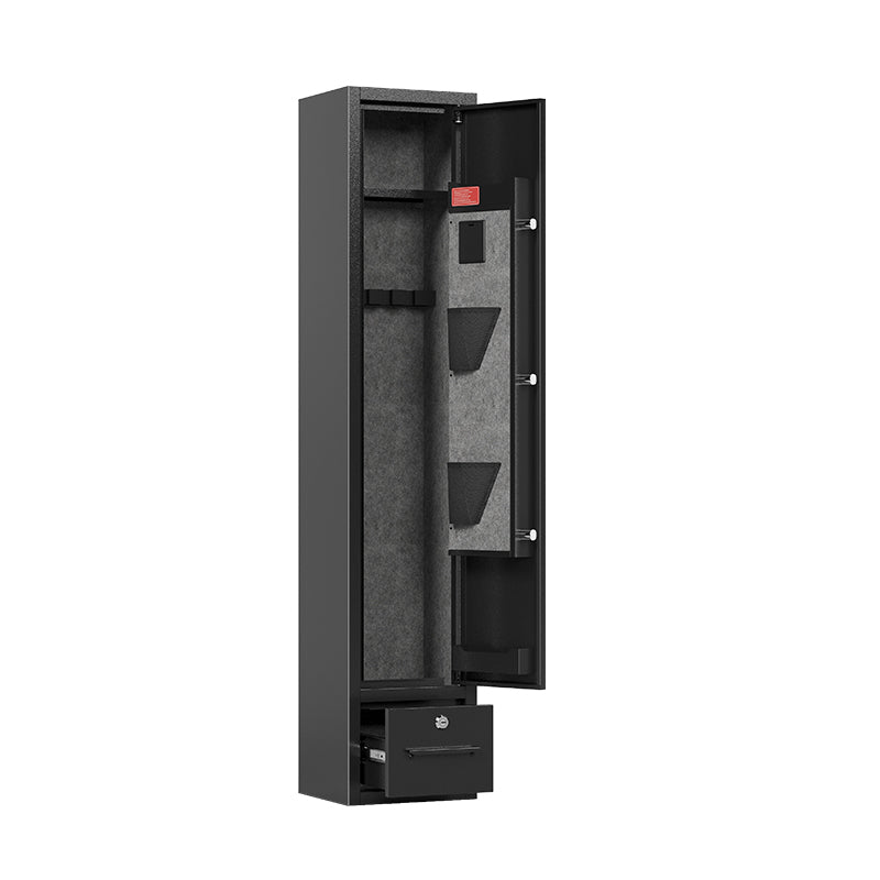 KaerWorld 4~8 Gun Safe,Gun Safes & Cabinets,Gun Safes for Home Rifle and Pistols,Rifle Gun Safe With Drawer,Gun Cabinet for Rifles,Shotguns With Scopesand Shotguns,Gun Safe With Removable Shelf and Gun Rack (3~8 Gun Safe - Digital)