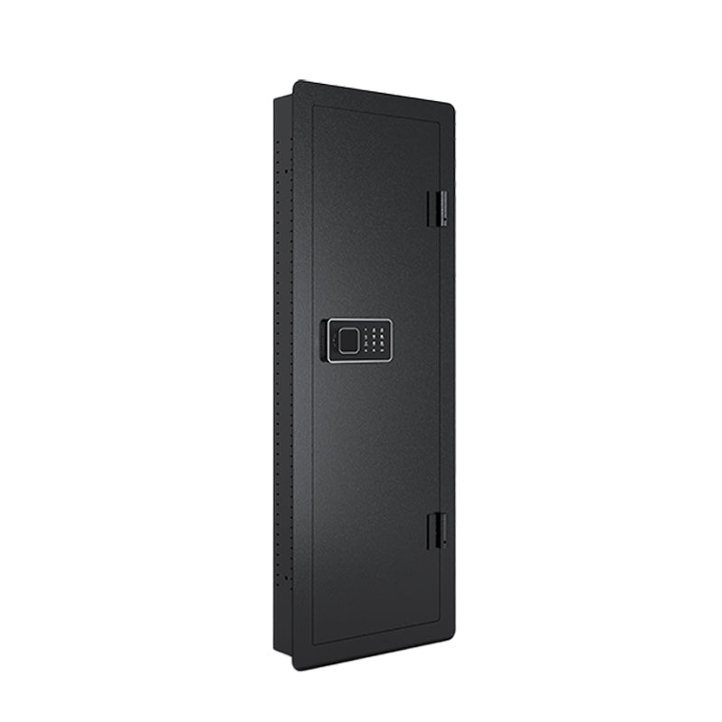 KaerWorld 45" Wall Gun Safe - In-Wall Safe for Rifles and Pistols with Digital Keypad, Adjustable Rack, and Removable Shelf