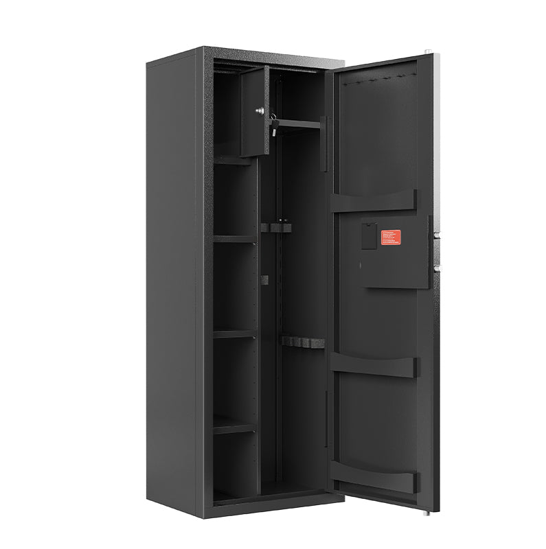 🎁KaerWorld 8-12 Gun Safe Multi-Function Gun Safe, Gun Safe for Rifles and Pistols, Gun Cabinet, Large Gun Safe for Home Rifles and Shotguns, Electronic Gun Cabinet With Removable Shelf and Rifle Rack