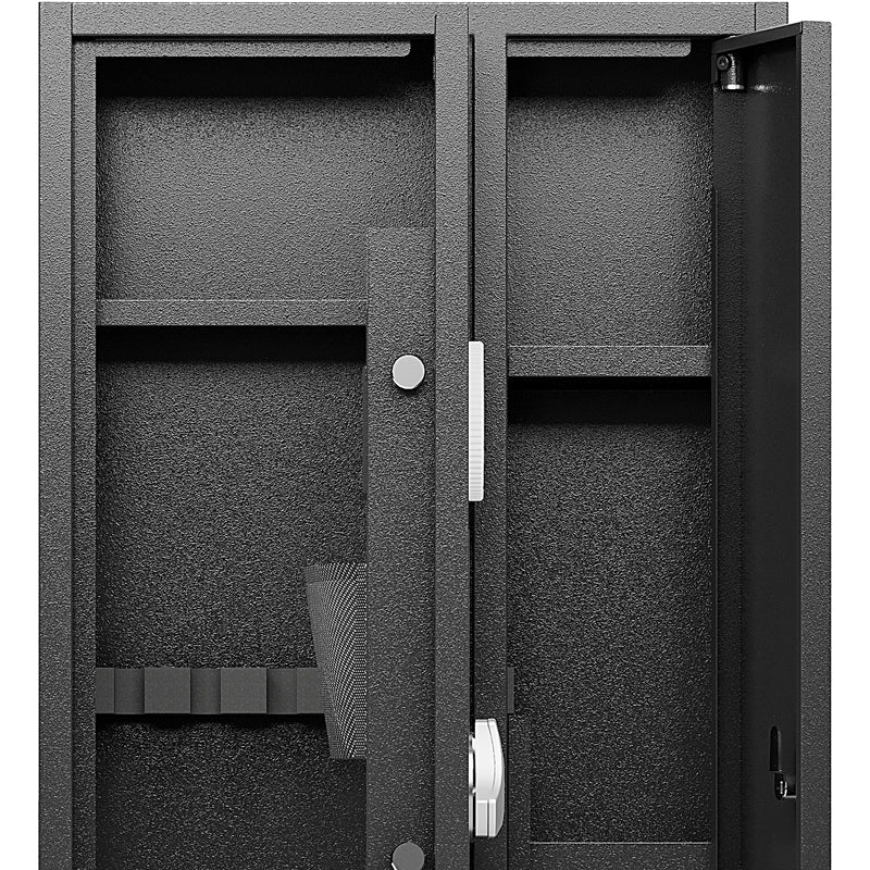 KaerWorld Combo Gun Safe, 4-5 Gun Safe, Gun Safe for Rifles and Pistols, Large Gun Safe for Home and Shotgun, Gun Safes & Cabinets, Quick Access Gun Safe With Removable Shelf and Gun Rack