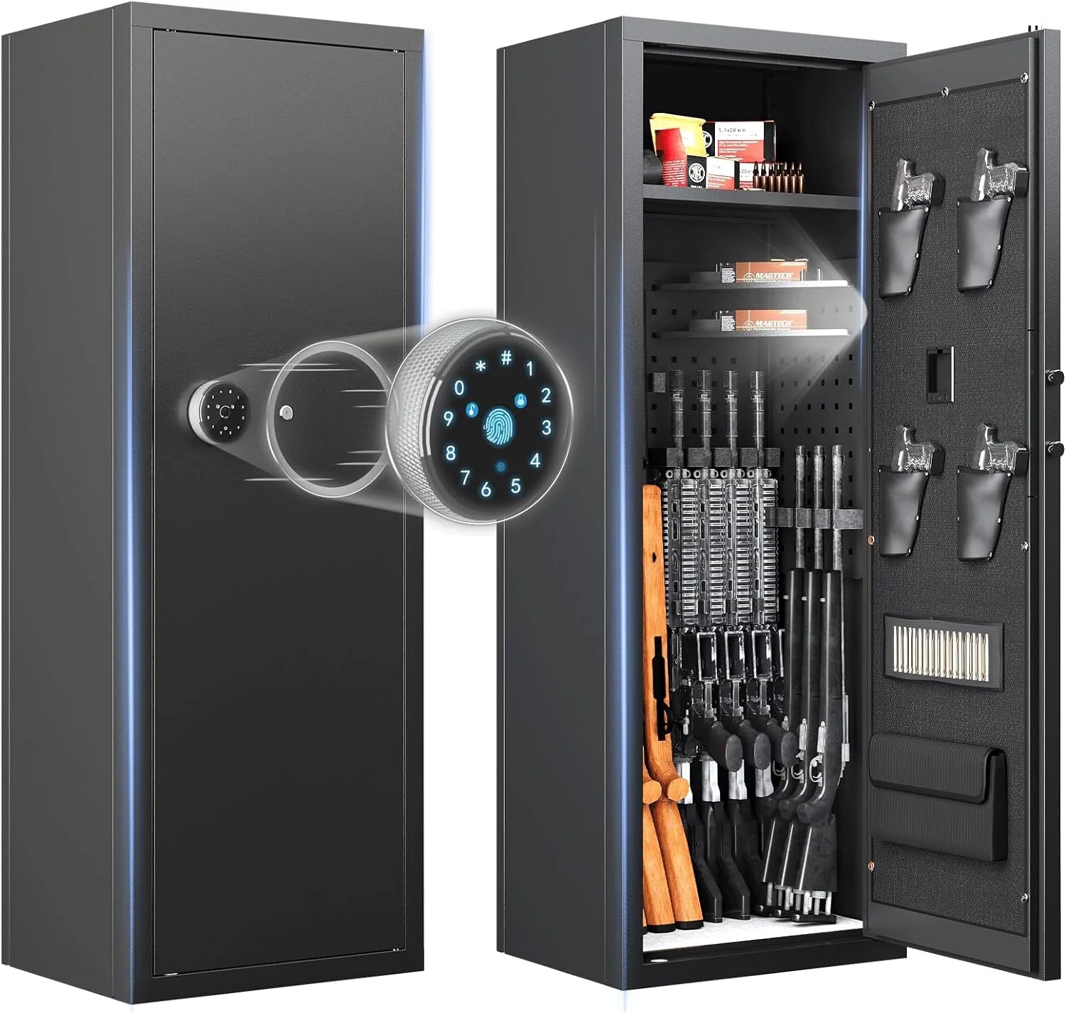 KaerWorld 12-Rifle Gun Safe 1400 - Electronic Gun Safe [This is just a safe]