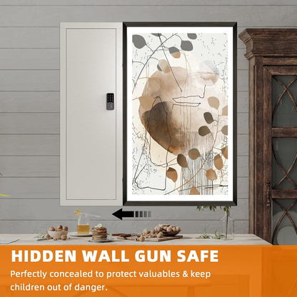 Kaer 53" In Wall Gun Safe White