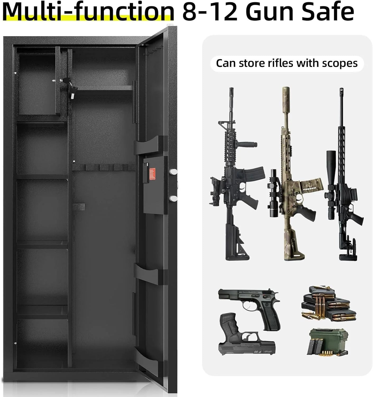 Kaer 8-12 Gun Safe Multi-function 1450