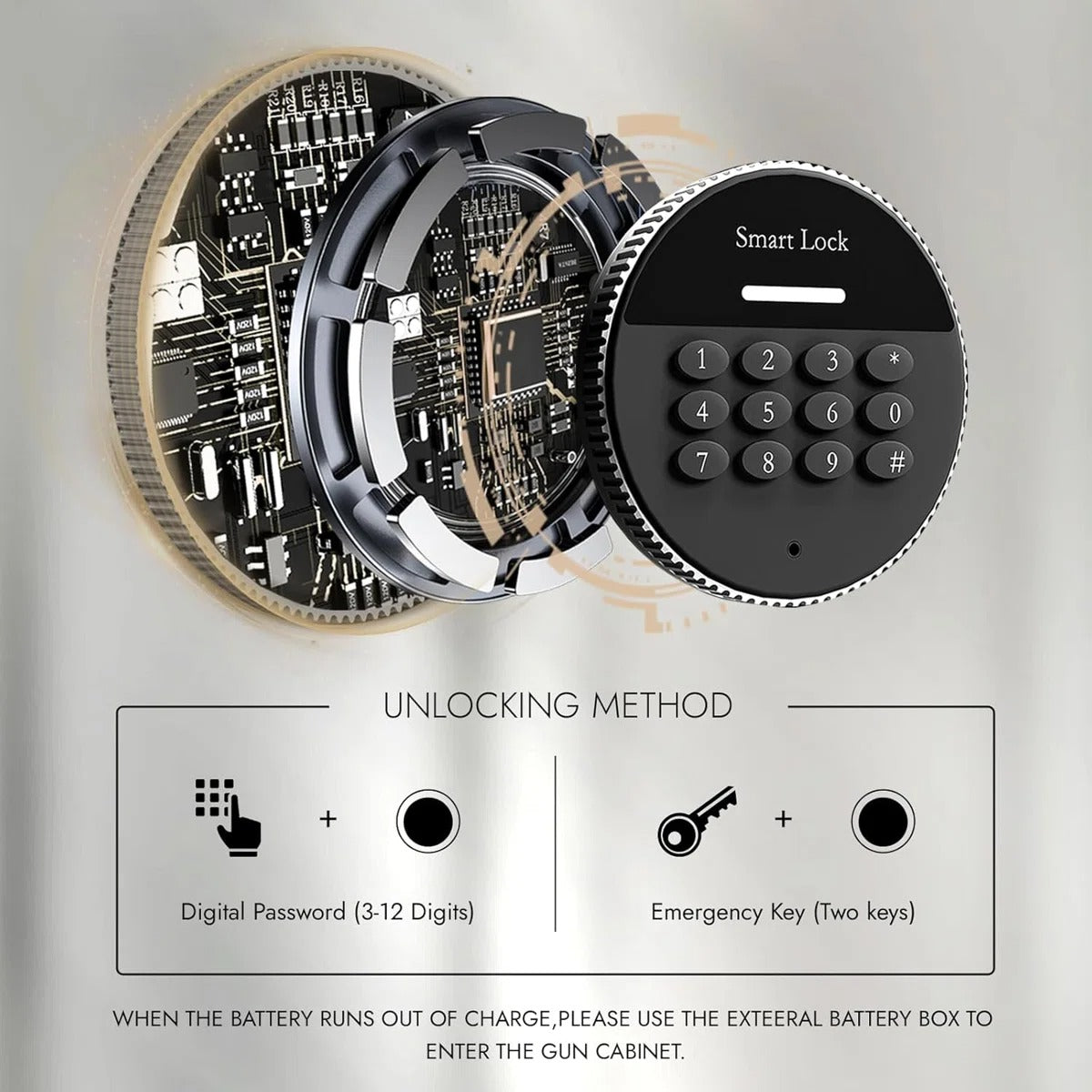 【Special Offer】Kaer 2-4 Rifles Gun Safe