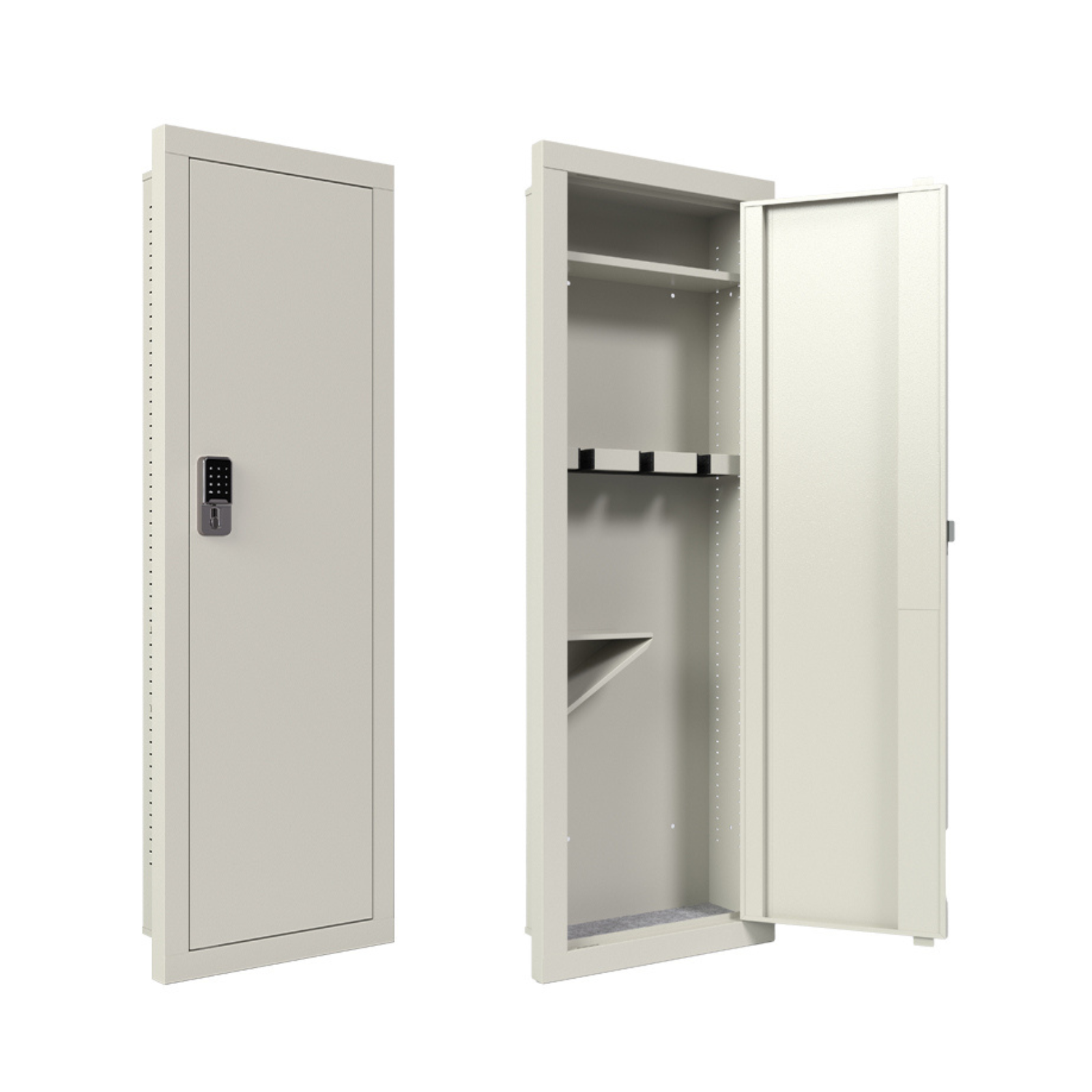 Kaer 53" In Wall Gun Safe White