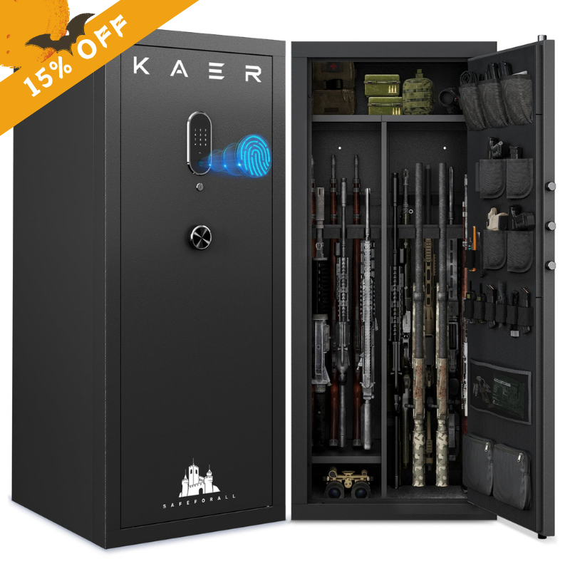 KAER 18-21 Large Capacity Gun  Cabinet Fingerprint 1350ND