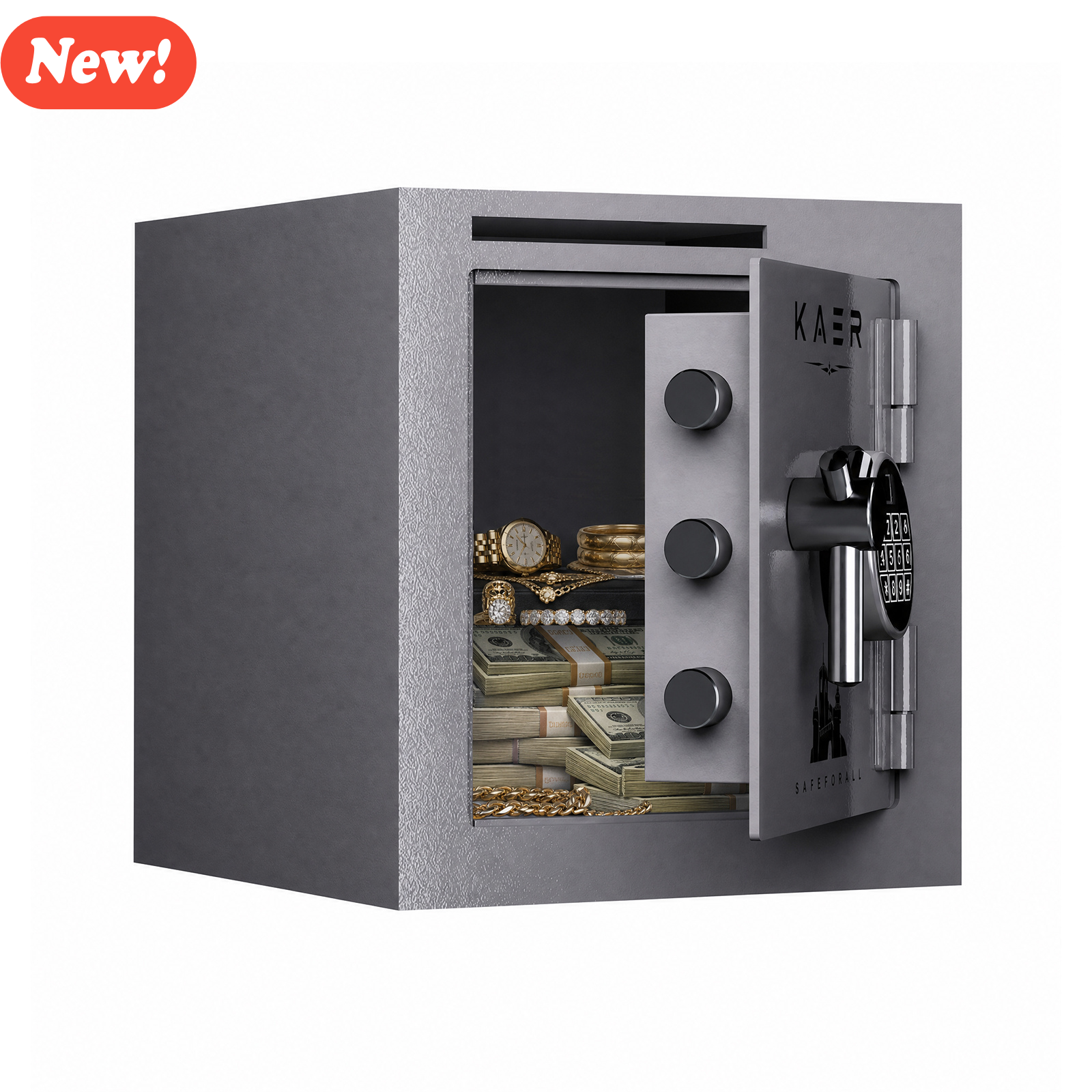 KAER 1.58 CuFt Drop Safe With Double Door
