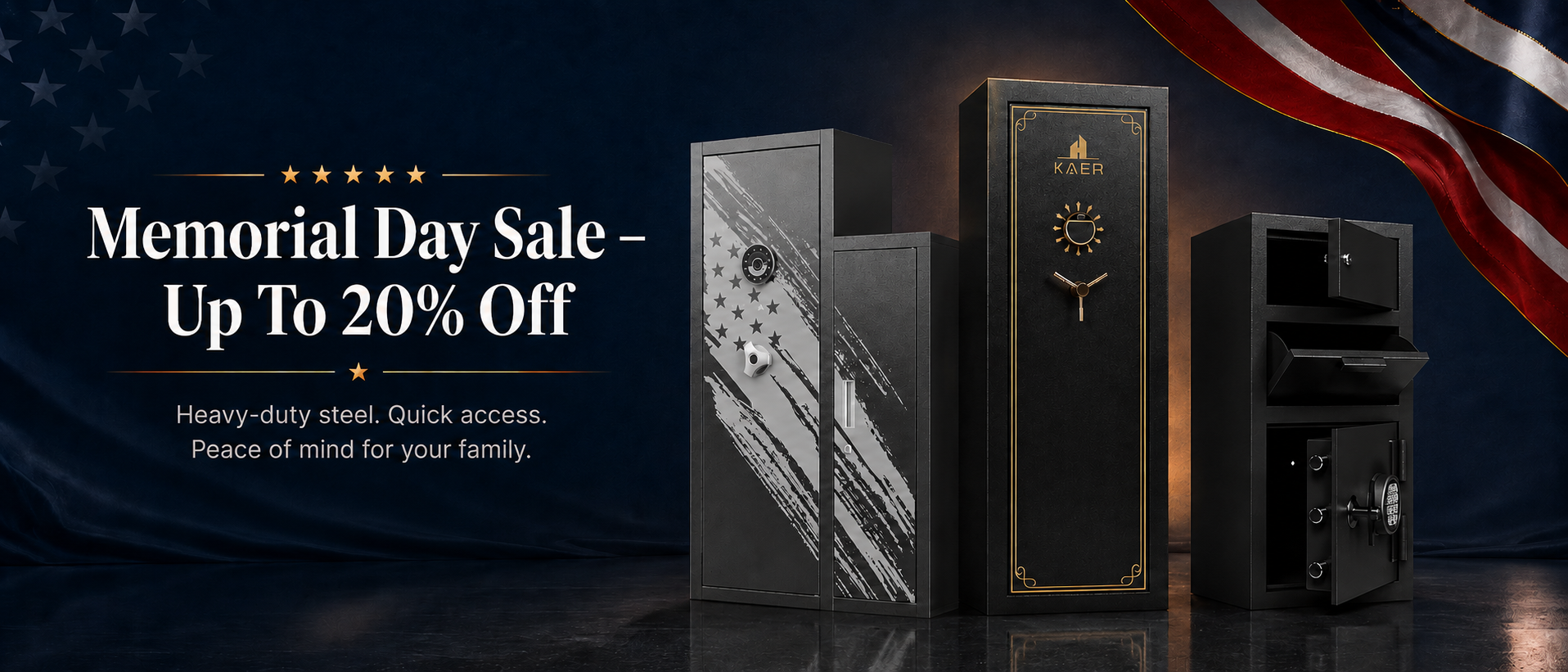 Biometric gun safe
