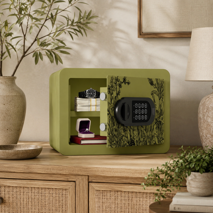 KAER Compact Digital Safe Box with Removable Shelf