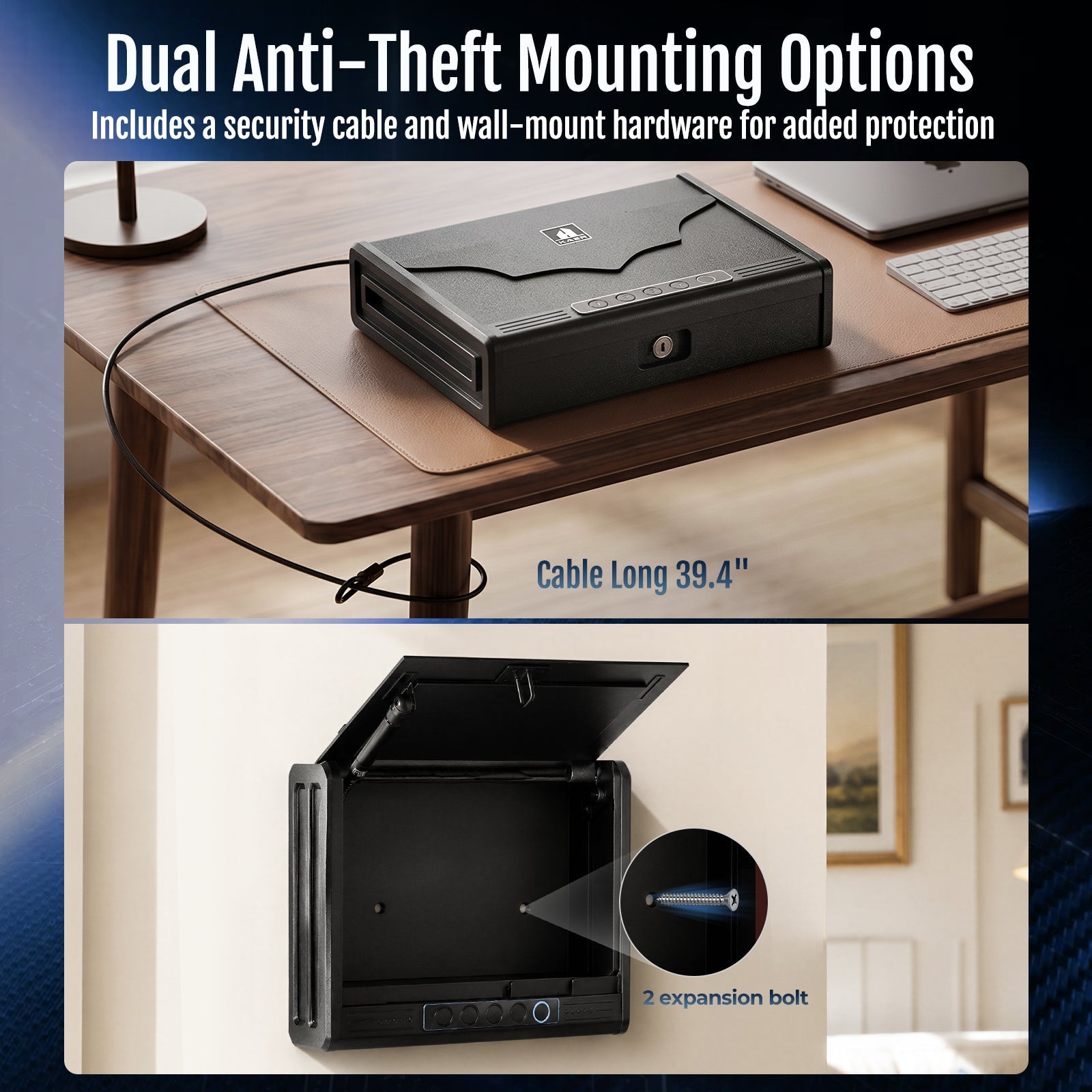 Fingerprint Pistol Safe B2 - KaerWorld