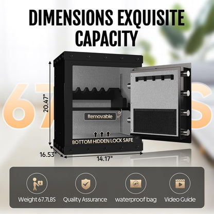 Heavy - Duty Fireproof Safe Box - KaerWorld