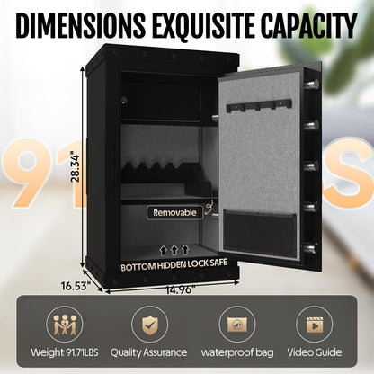 Heavy - Duty Fireproof Safe Box - KaerWorld