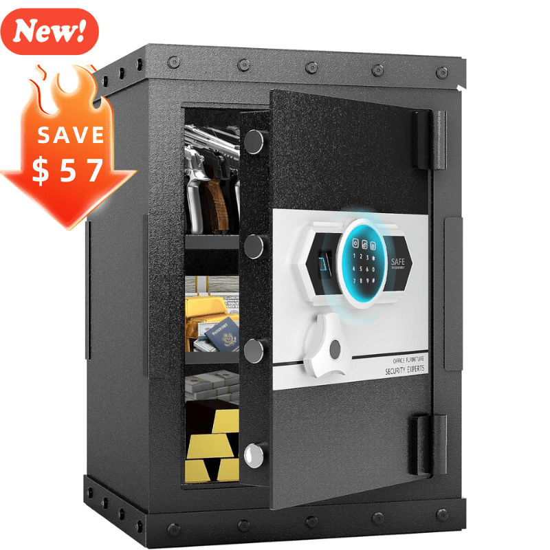 Heavy - Duty Pistol Jewelry Safe Box - KaerWorld