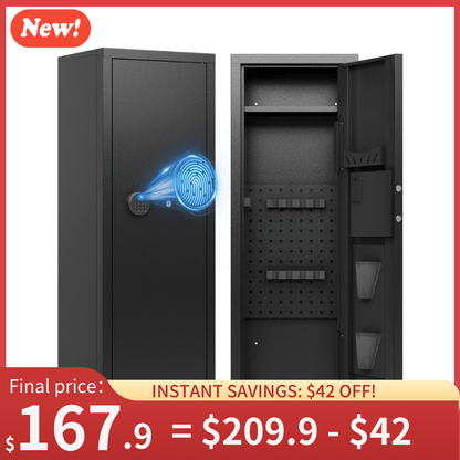 Kaer 10 - 12 Fingerpint Gun Safe Cabinet 1350 - KaerWorld