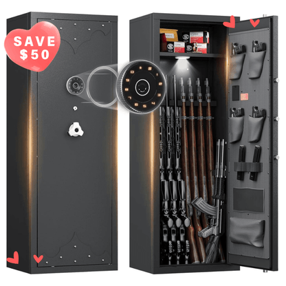 Kaer 10 - 12 Gun Safe 1400MD Rivet Design - KaerWorld