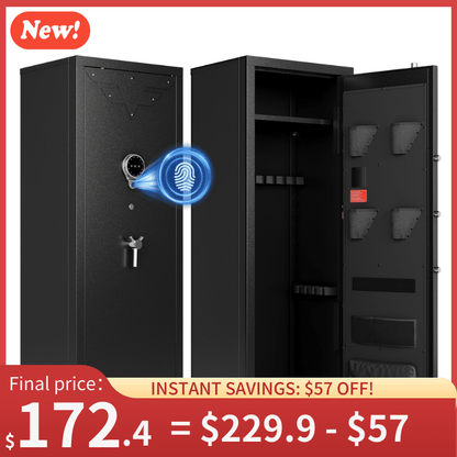 Kaer 10 - 12 Gun Safe 1400MD Rivet Design - 2 - KaerWorld