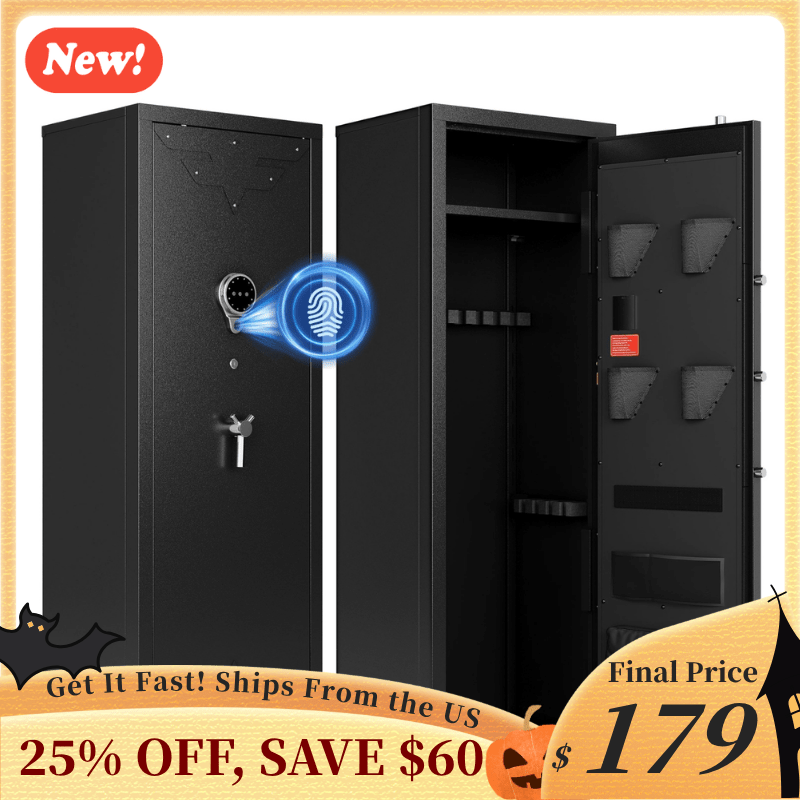 Kaer 10 - 12 Gun Safe 1400MD Rivet Design - 2 - KaerWorld