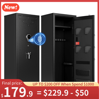 Kaer 10 - 12 Gun Safe 1400MD Rivet Design - 2 - KaerWorld