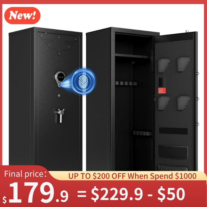 Kaer 10 - 12 Gun Safe 1400MD Rivet Design - 2 - KaerWorld