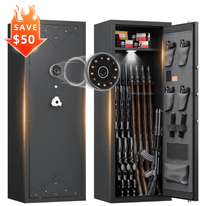 Kaer 10 - 12 Gun Safe 1400MD Rivet Design - KaerWorld