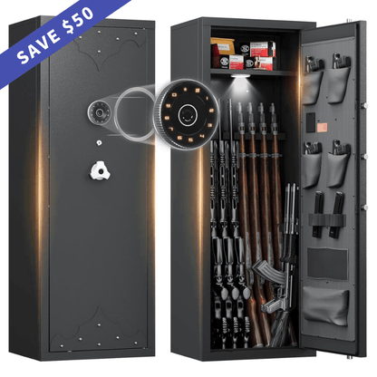 Kaer 10 - 12 Gun Safe 1400MD Rivet Design - KaerWorld
