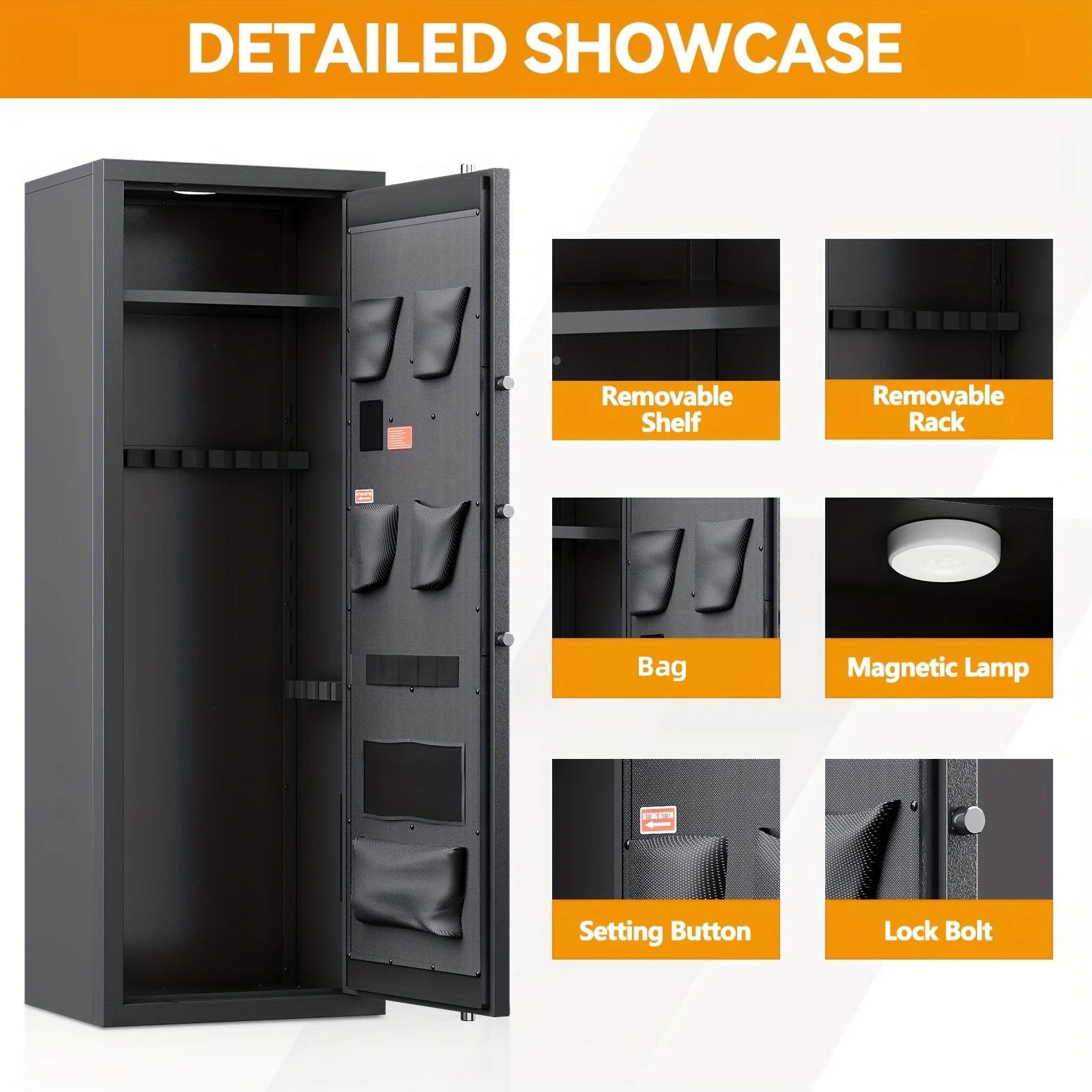 Kaer 10 - 12 Gun Safe 1400MD w - KaerWorld