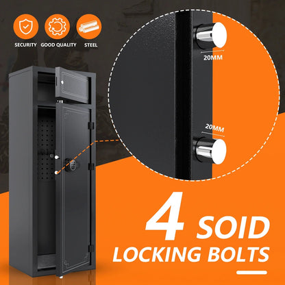 Kaer 10 - 12 Gun Safe 1447 Grey/BLACK w - KaerWorld