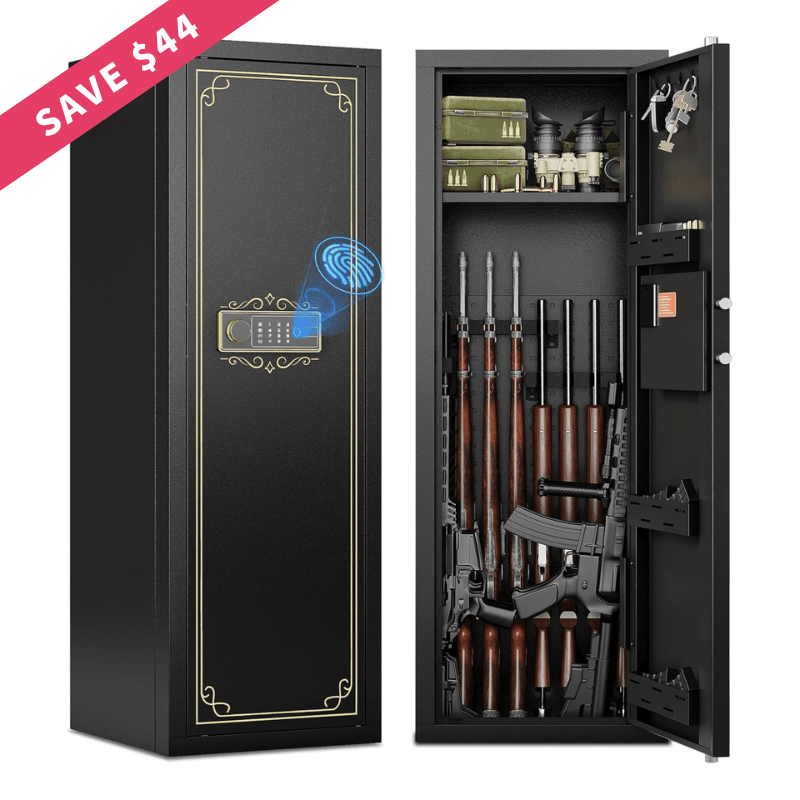 Kaer 10 - 12 Gun Safe Fingerprint 1380CZ - KaerWorld