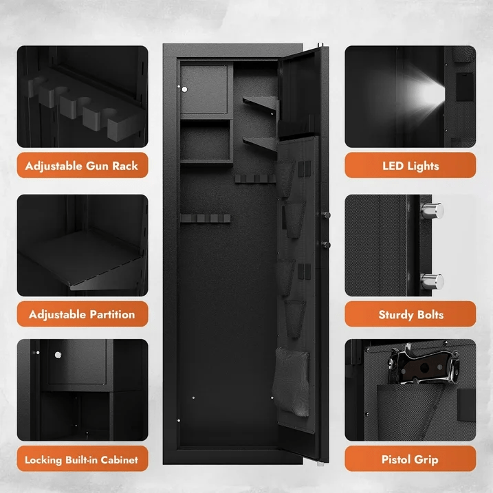KAER 10 - 14 Gun Safe 1500 W - KaerWorld