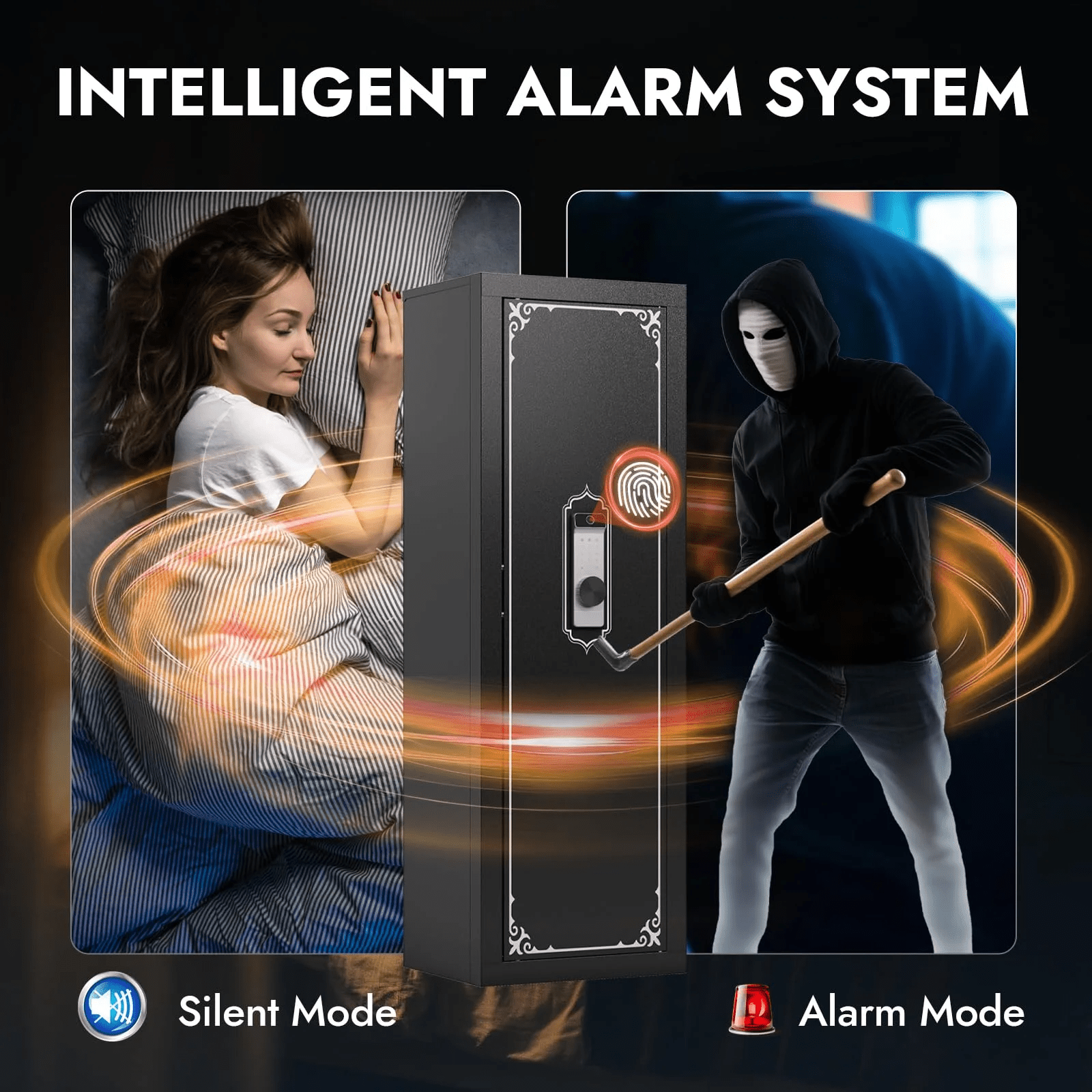 KAER 10 - 14 Gun Safe 1500 W - KaerWorld