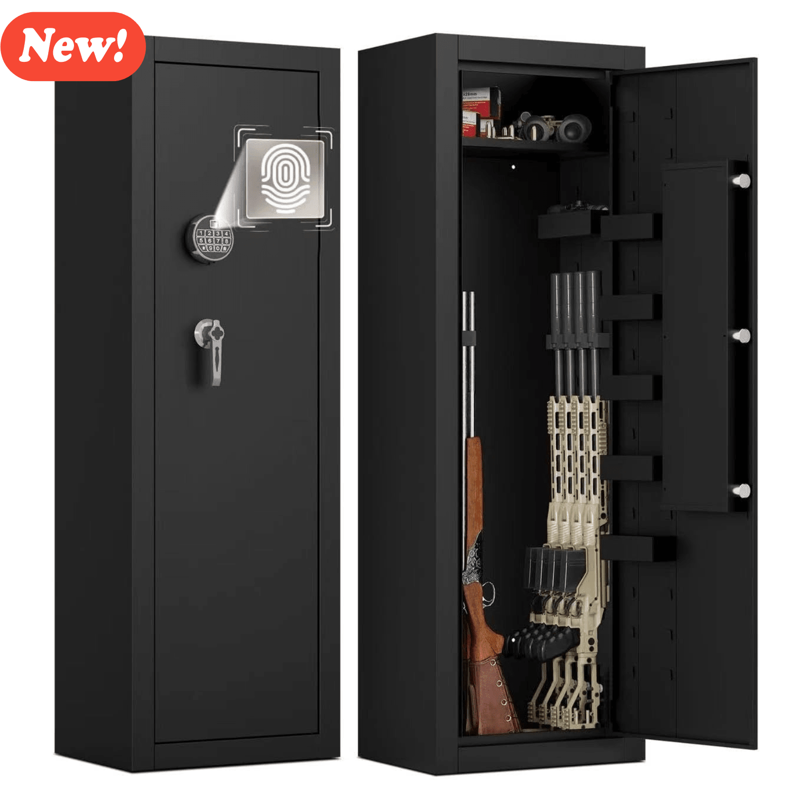 KAER 13 - 15 Biometric Gun Safe1450A Pre - assembled (4 colors) - KaerWorld
