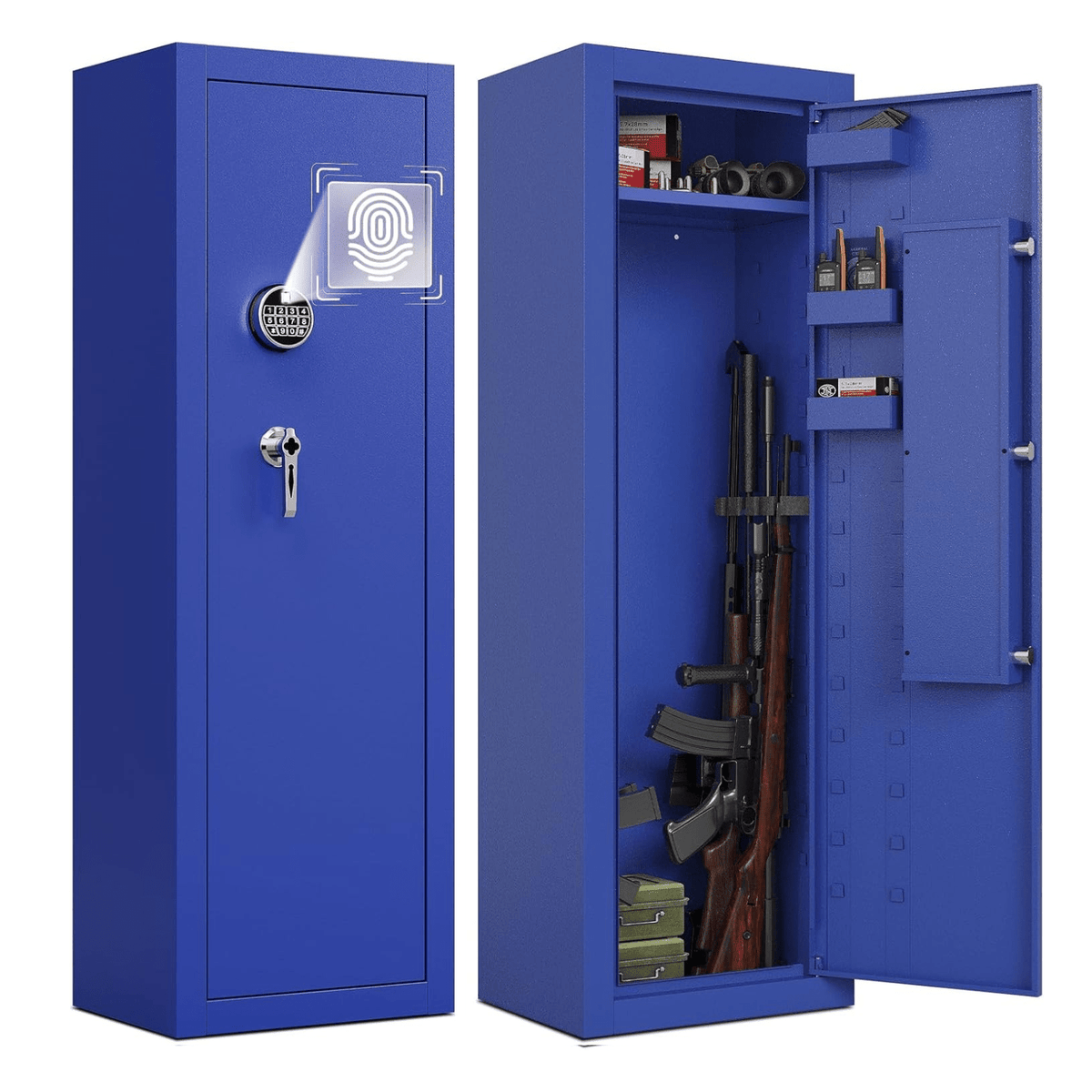 【Special Offer】KAER 8-12 Pre-assembled Biometric Gun Safe 1450A(4 colo ...
