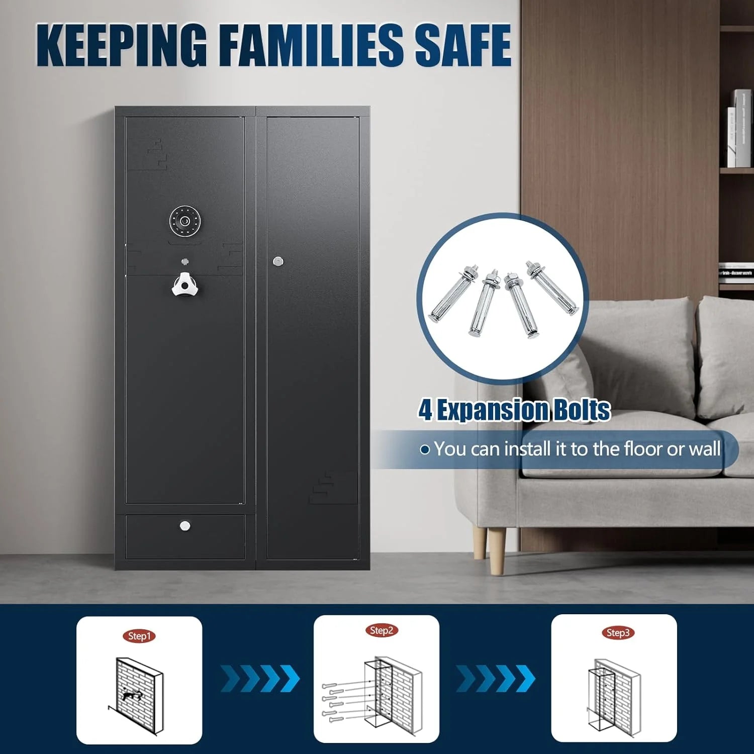 Kaer 15 - 20 DIY Gun Safe 1500A+1500B w - KaerWorld