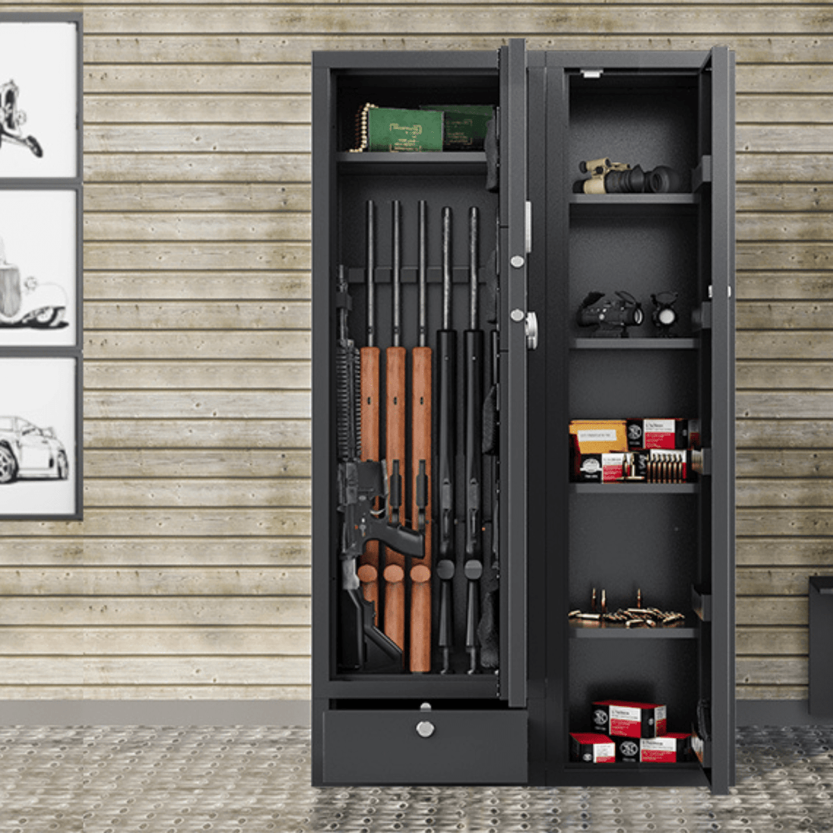 KAER 15-20 DIY Large Gun Safe 1500A+1500B – KaerWorld