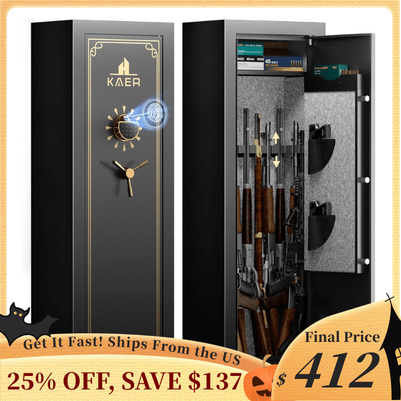 Kaer 15 - 20 Pre - Assembled Heavy Duty Gun Safe 1320/1450/1450XL - KaerWorld