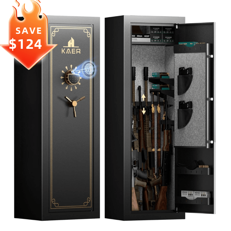 Kaer 15 - 20 Pre - Assembled Heavy Duty Gun Safe 1320/1450/1450XL - KaerWorld